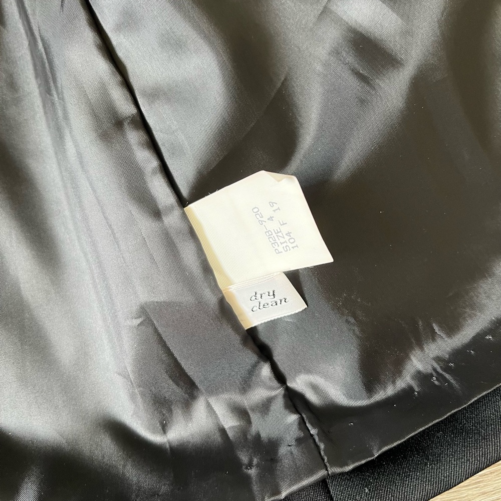 Pendleton Merino Wool Black One Button Blazer 4p - image 8